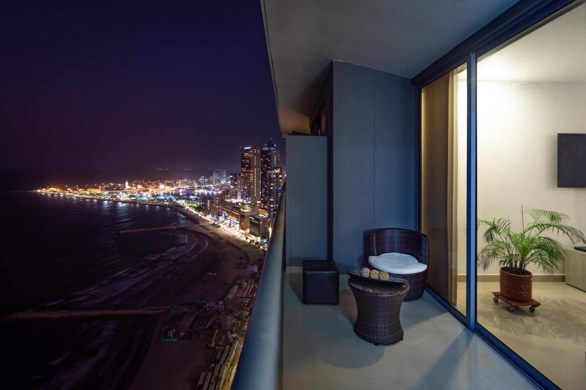41st Fl Beach Condo in Bocagrande Cartagena Esterno foto