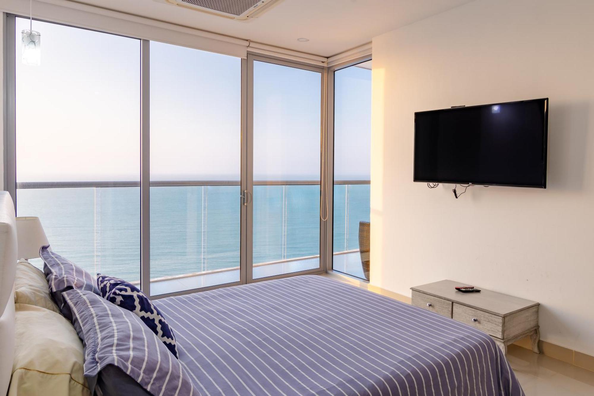 41st Fl Beach Condo in Bocagrande Cartagena Esterno foto