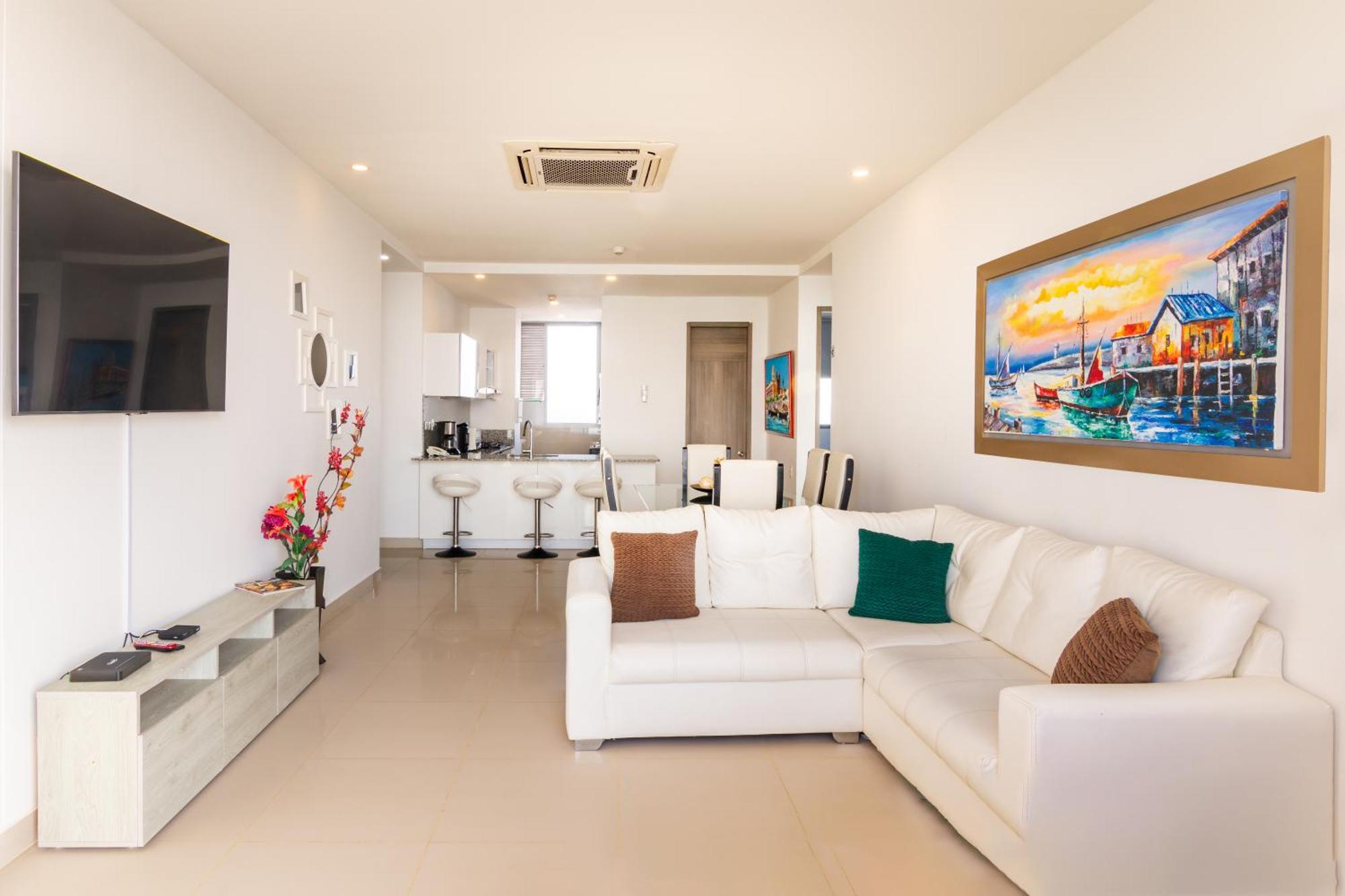 41st Fl Beach Condo in Bocagrande Cartagena Esterno foto