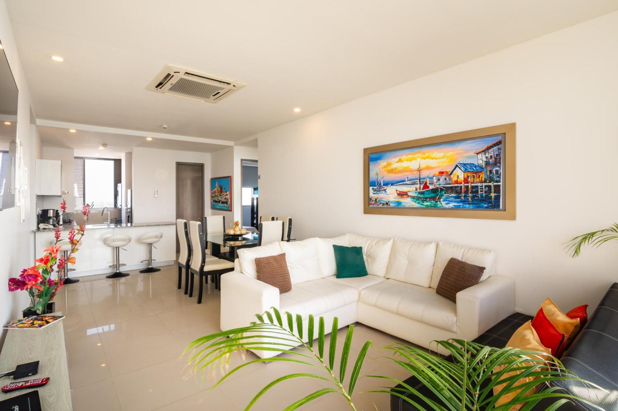 41st Fl Beach Condo in Bocagrande Cartagena Esterno foto