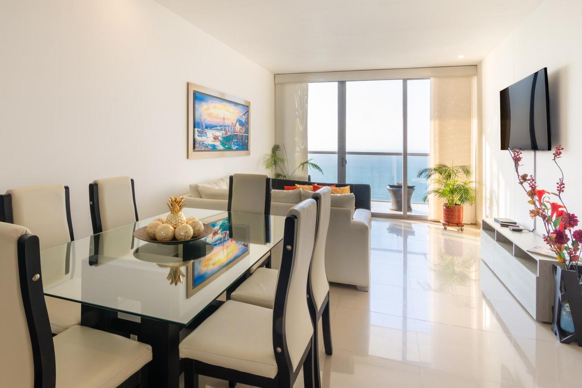 41st Fl Beach Condo in Bocagrande Cartagena Esterno foto