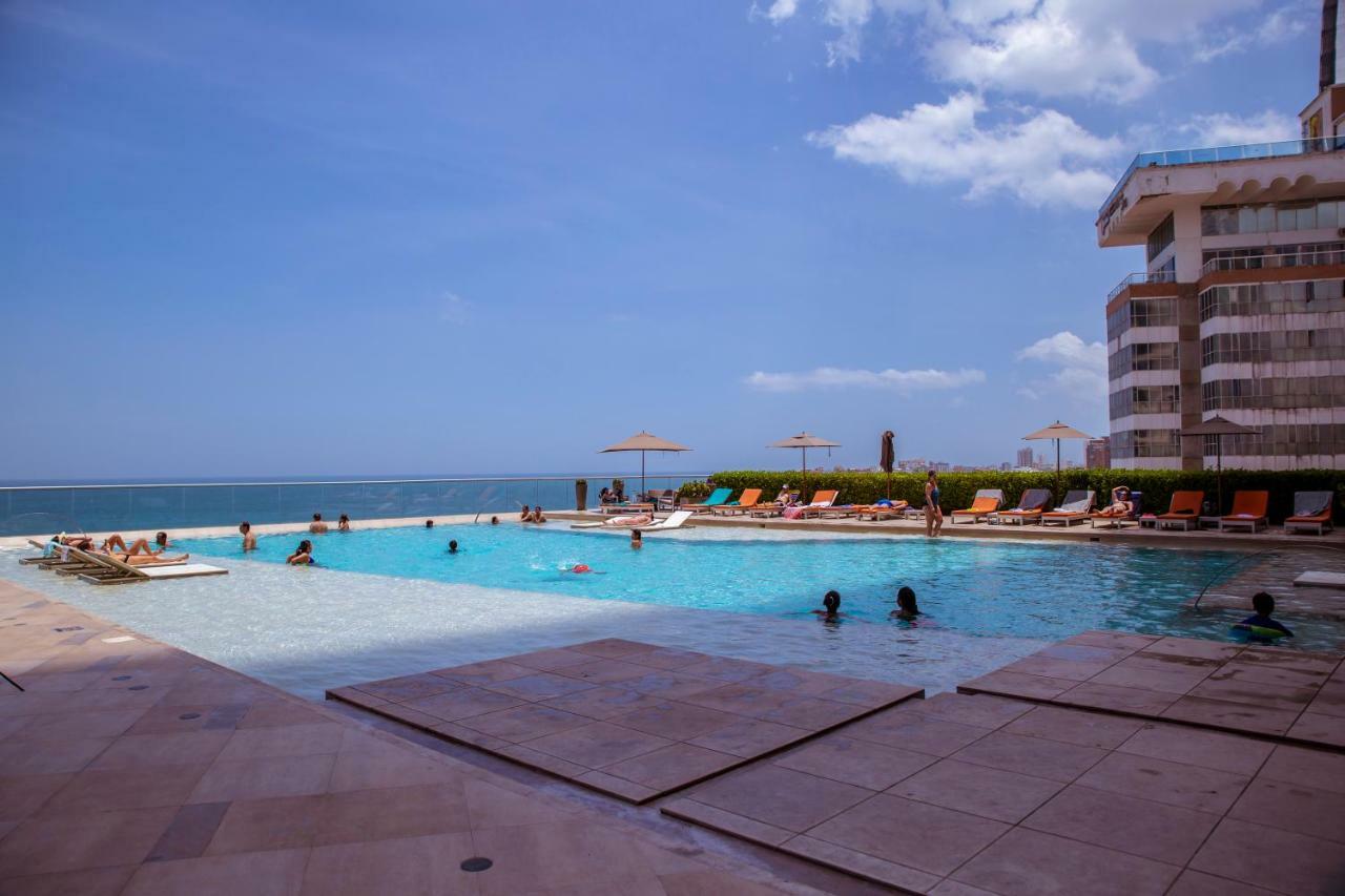 41st Fl Beach Condo in Bocagrande Cartagena Esterno foto