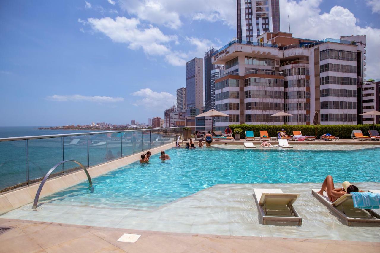 41st Fl Beach Condo in Bocagrande Cartagena Esterno foto