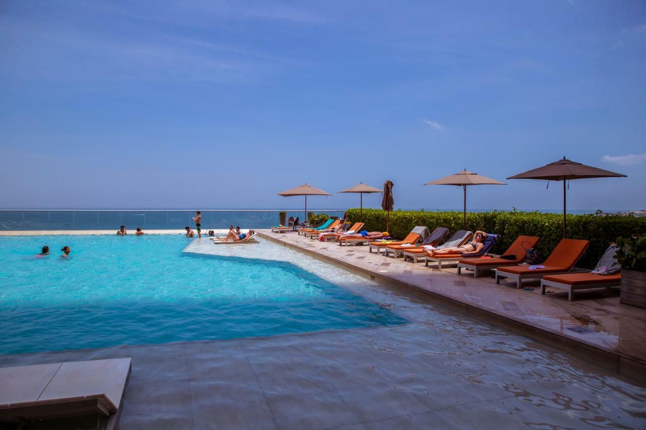 41st Fl Beach Condo in Bocagrande Cartagena Esterno foto